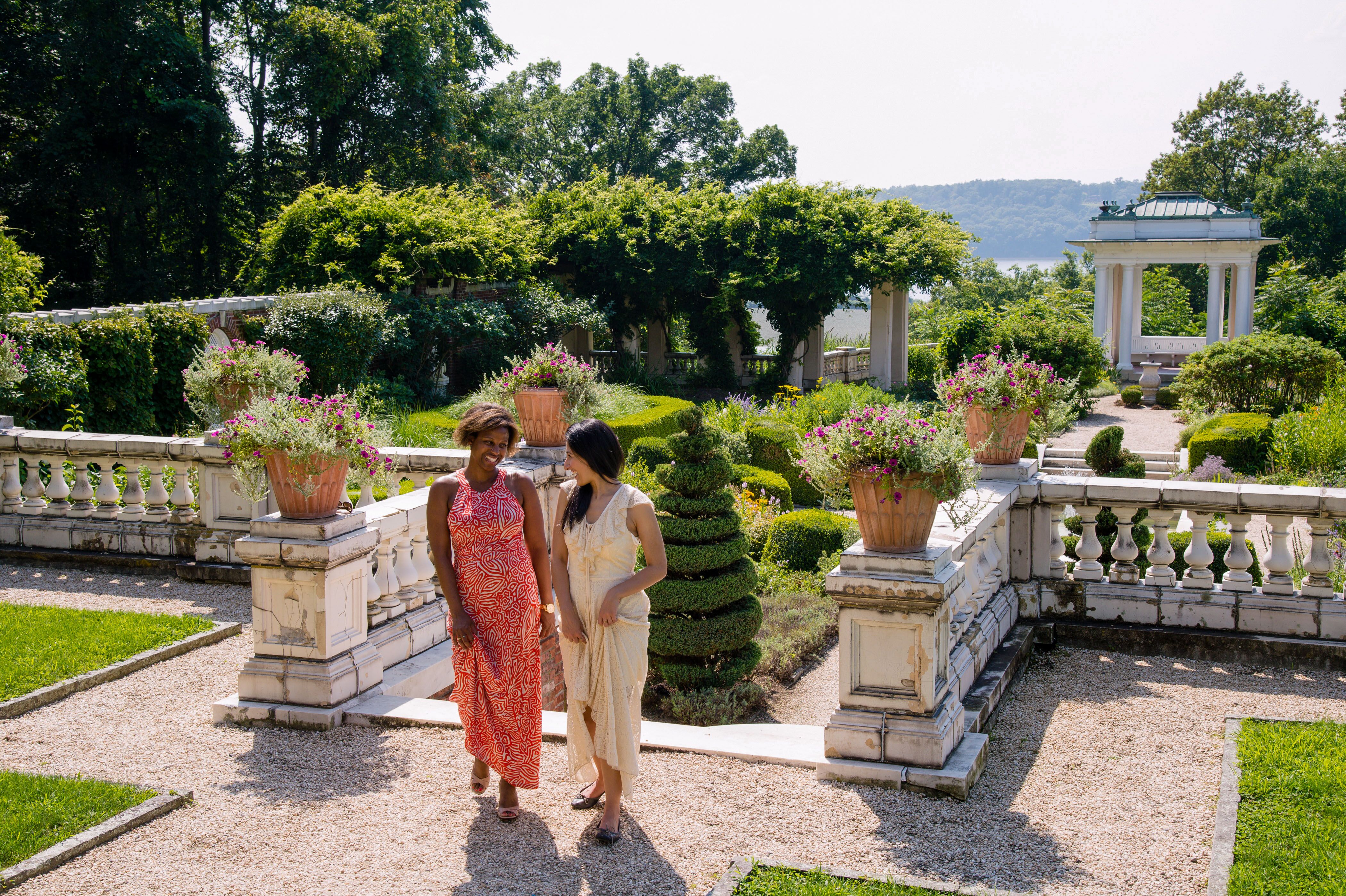 Flanieren in den Blithewood Gardens im Hudson Valley in Dutchess County